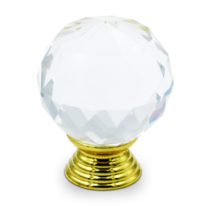 Gałka meblowa FIBRE znal złoty połysk