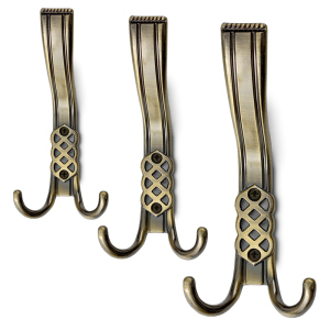 Wieszak KARO.L znal potrójny antyczny 3szt.