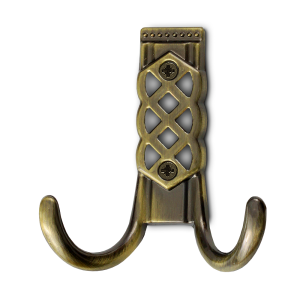 Wieszak KARO.S znal podwójny antyczny