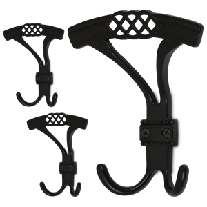 Wieszak KLO.L znal potrójny czarny 3szt.