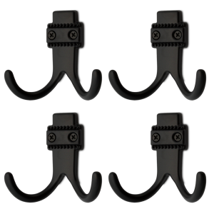 Wieszak KLO.S znal podwójny czarny 4szt.