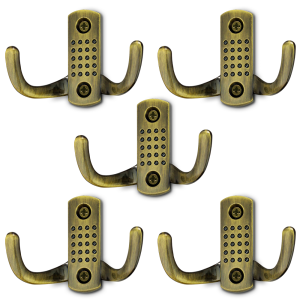 Wieszak MARK.S znal podwójny antyczny 5szt.