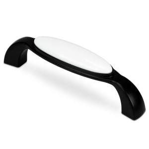 Uchwyt do mebli ALTER znal/ porcelana czarny 128mm