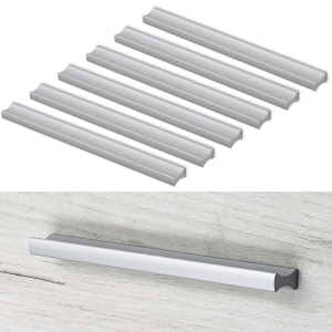 Uchwyt do mebli NEGI aluminium chrom matowy 96mm/ 128mm 6szt.