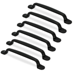 Uchwyt do mebli RETRO aluminium czarny 96mm/ 128mm 6szt.