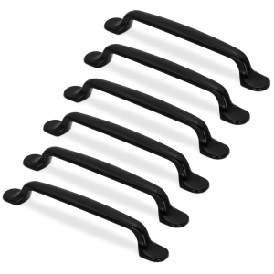 Uchwyt do mebli RETRO aluminium czarny 96mm/ 128mm 6szt.