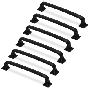 Uchwyt do mebli ALMI aluminium czarny 96mm/ 128mm 6szt.