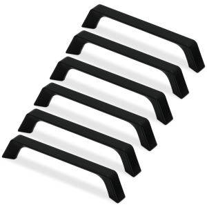 Uchwyt do mebli NEFER aluminium czarny 96mm/ 128mm 6szt.