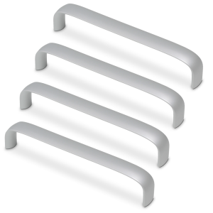 WUKO uchwyt do mebli aluminiowy 128mm, 160mm zestaw x4