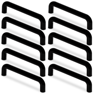 Uchwyt do mebli ODYS tworzywo czarny 96mm/ 128mm 10szt.