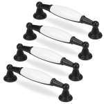 VADA.2 czarny uchwyt meblowy porcelanowy 96mm x4