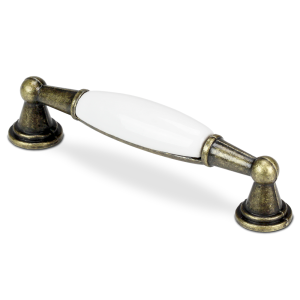 VADA.2 złoty uchwyt meblowy porcelanowy 96mm