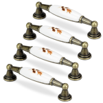 VADA.3 złoty uchwyt meblowy porcelanowy 96mm x4