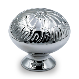 Gałka meblowa PYRE tworzywo chrom połysk 29mm
