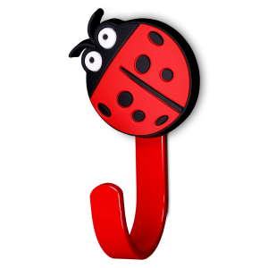 Wieszak do pokoju dziecięcego LADYBUG biedronka tworzywo