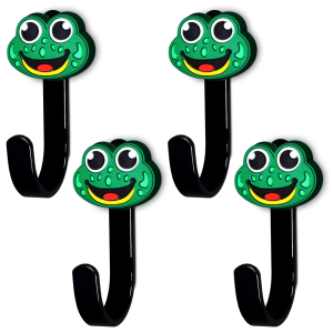 Wieszak do pokoju dziecięcego FROG żabka tworzywo 4szt.