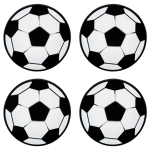 Gałka do mebli dziecięcych BALL piłka nożna tworzywo 4szt.