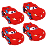 Gałka do mebli dziecięcych CAR samochód tworzywo 4szt.