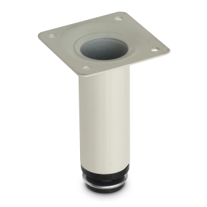 Nóżka meblowa AZO stal wysokość 100mm biały