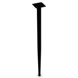 Noga meblowa KOVA stal wysokość 710mm czarny