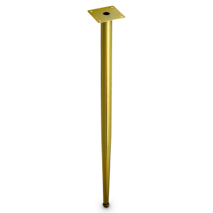 Noga meblowa KOVA stal wysokość 710mm złoty połysk