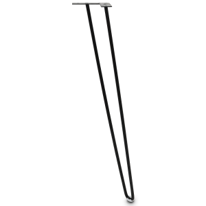 Noga meblowa LOKA stal wysokość 700mm czarny