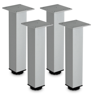 Nóżka meblowa PIK aluminium wysokość 200mm chrom matowy 4szt.