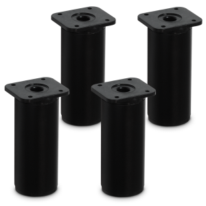 Nóżka meblowa ORIO aluminium wysokość 100mm czarny 4szt.