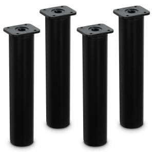 Nóżka meblowa ORIO aluminium wysokość 200mm czarny 4szt.